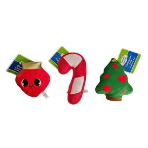 NWT Forever Pals Holiday/Christmas 3-Pack Dog Toys